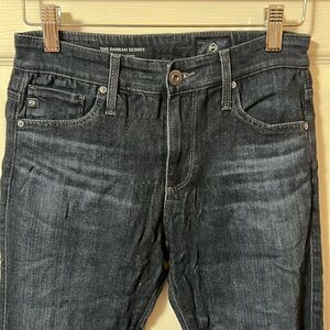 AG Adriano Goldschmeid high rise skinny denim blue jeans size 24​